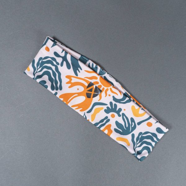 Headband estampada verde